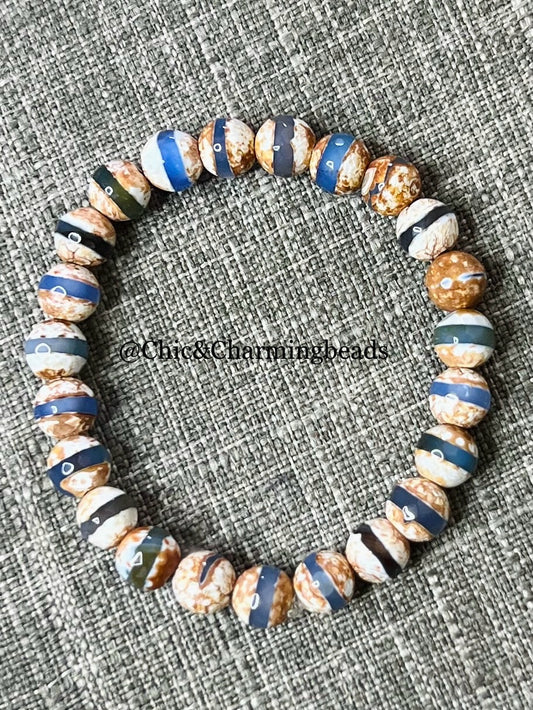 Blue & Brown Bracelet