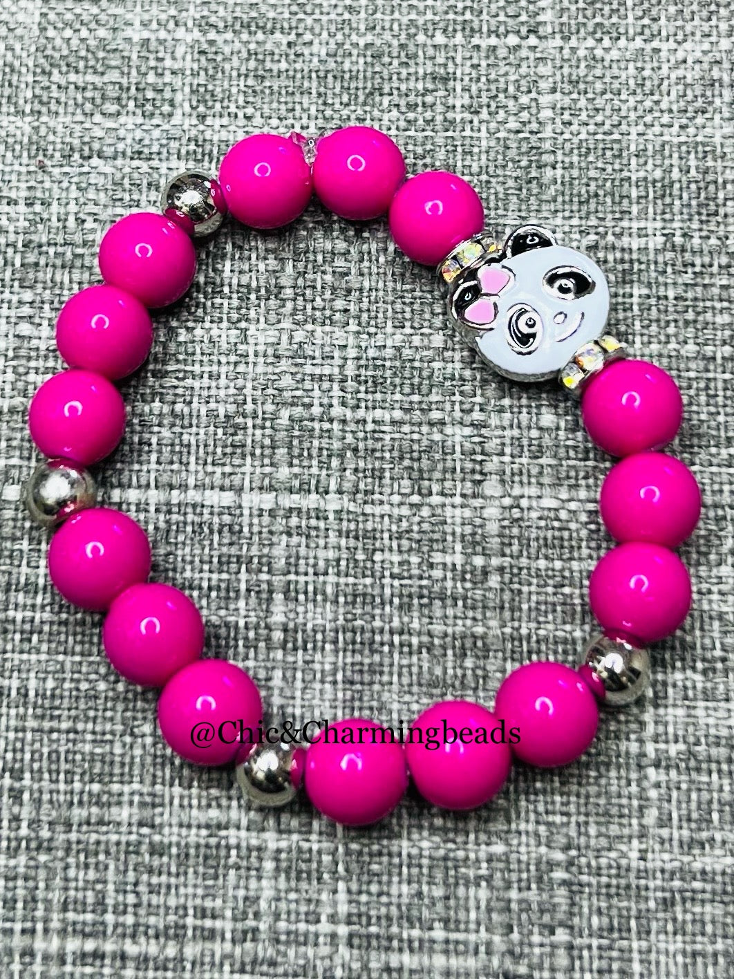 Pink Panda Bracelet