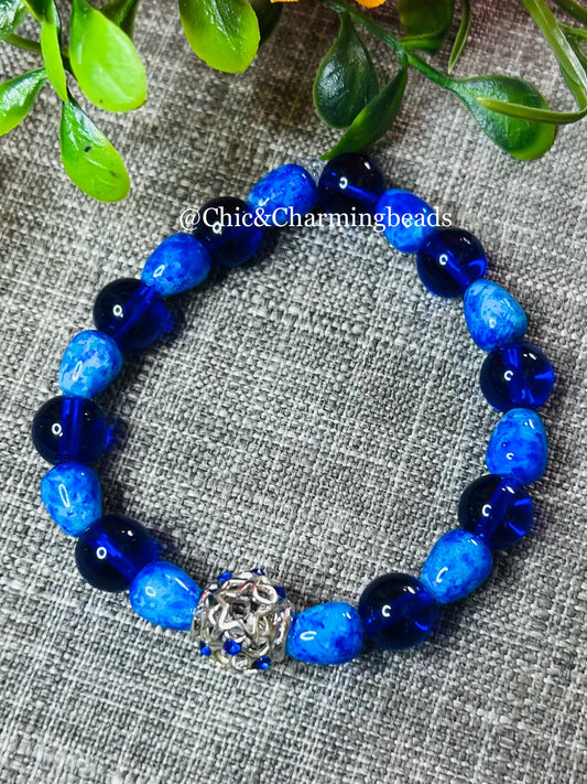 Blue Shades Blue Bracelet