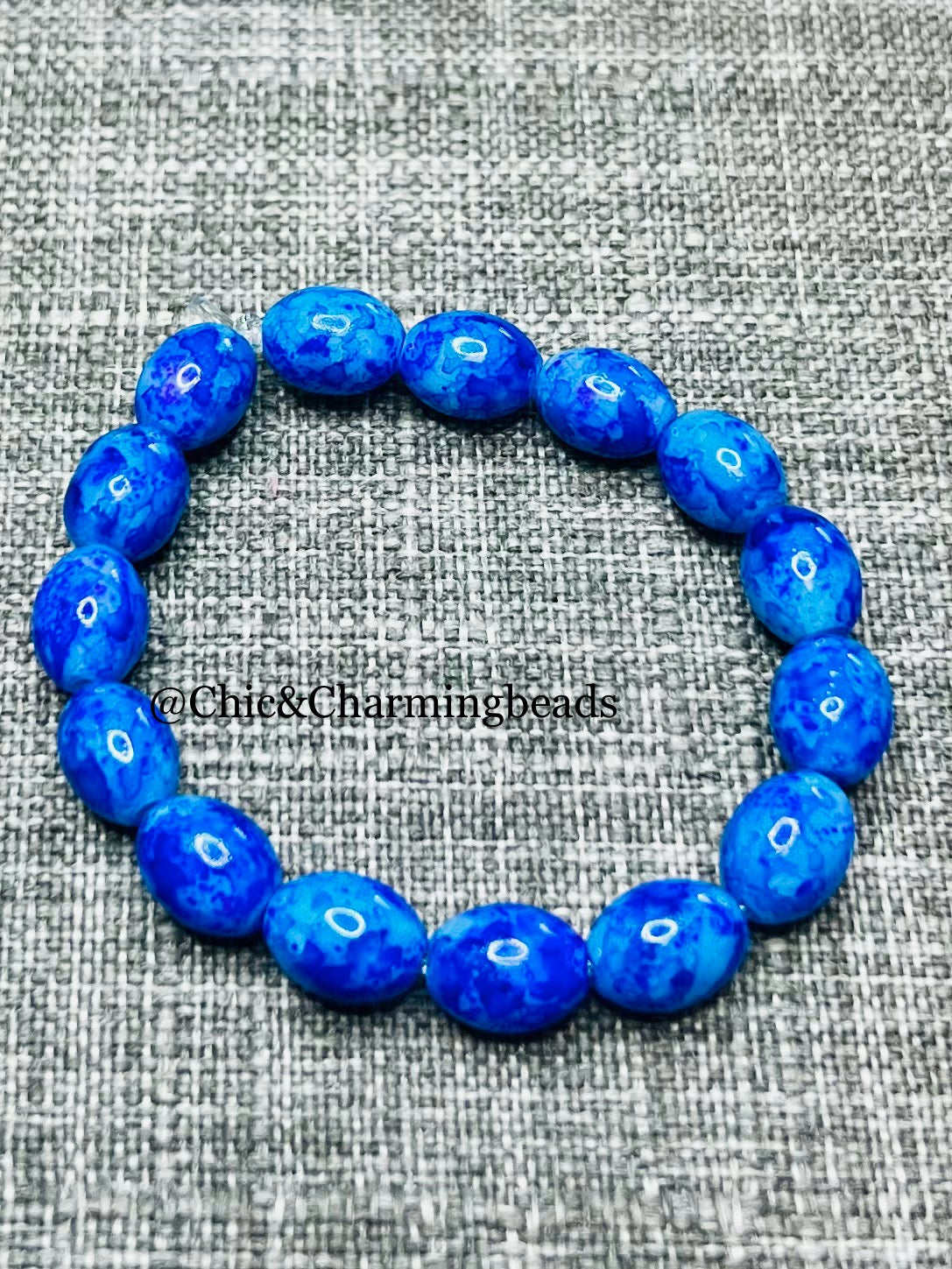 Blue infused Bracelet