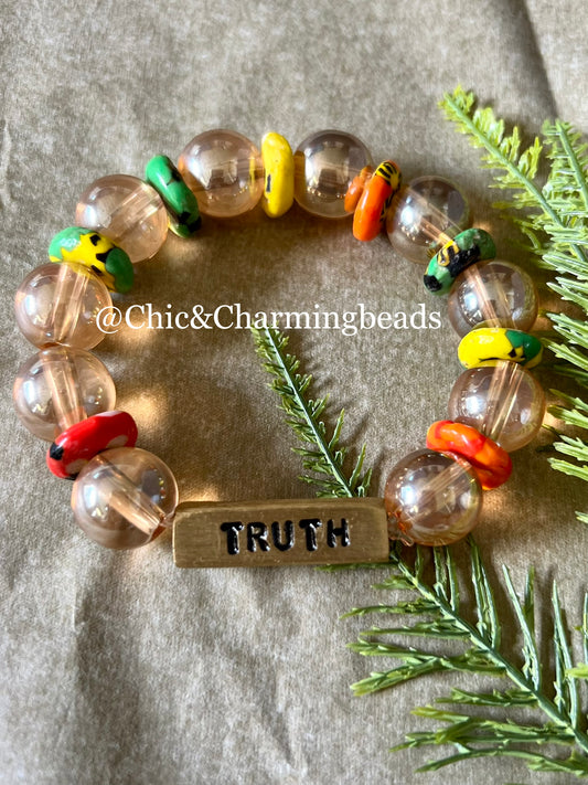 Truth Beaded Bracelet