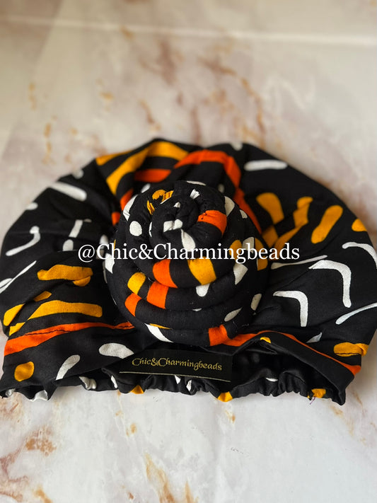 Tribal Print Kiddie Turban