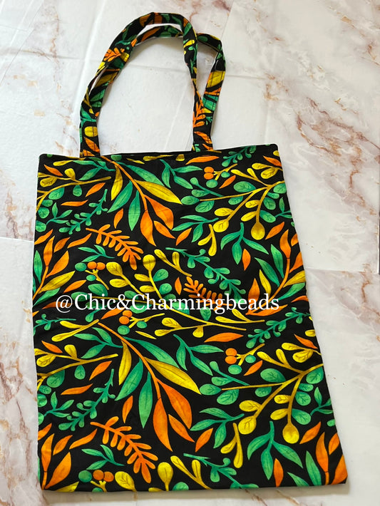 Ankara Canvas Tote