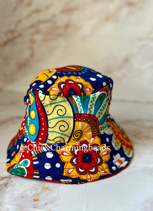 Reversible Small kids Bucket Hats