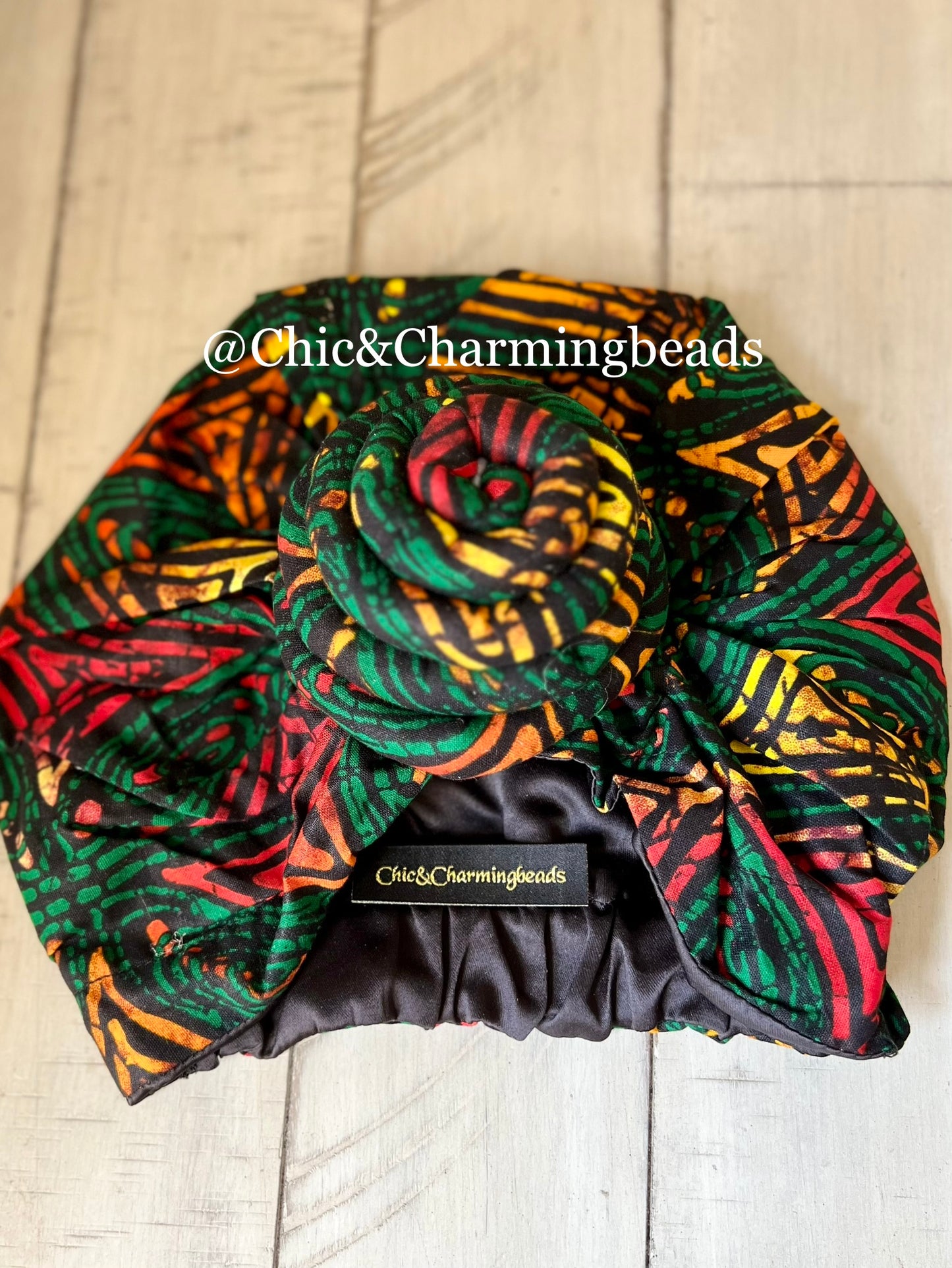 Adult Colorful Print Turban