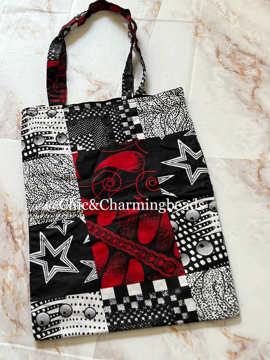 Ankara Canvas Tote