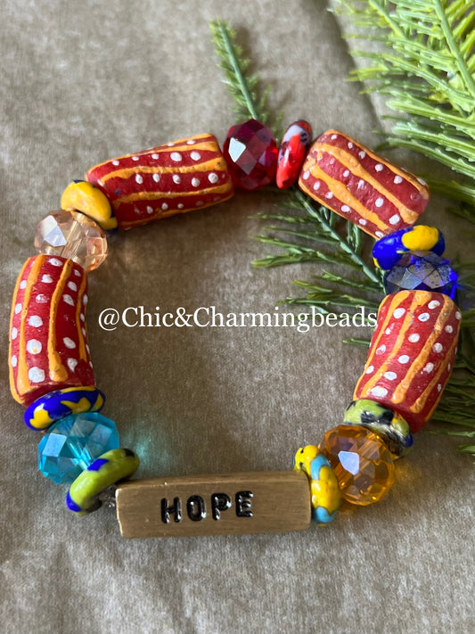 Hope Beaded Bracelet