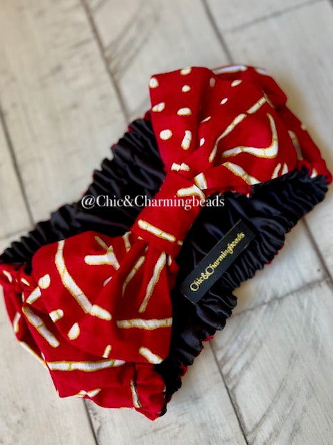 Red Bow Headband